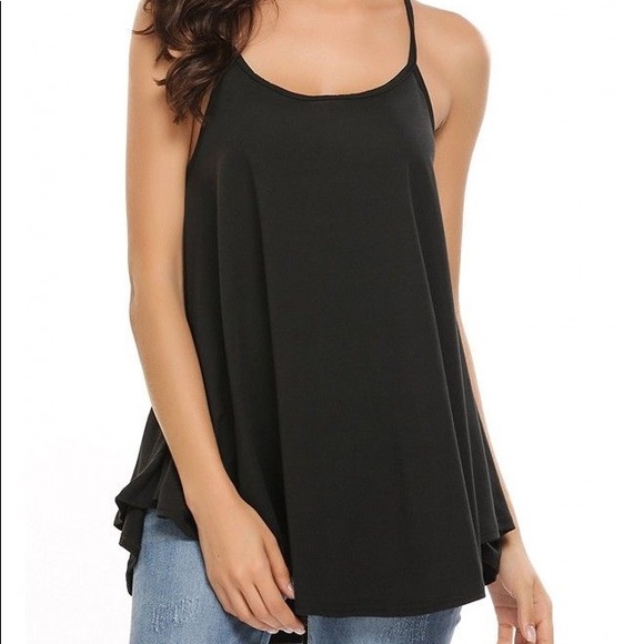 Tobi Tops - Tobi Flowy Black Tank